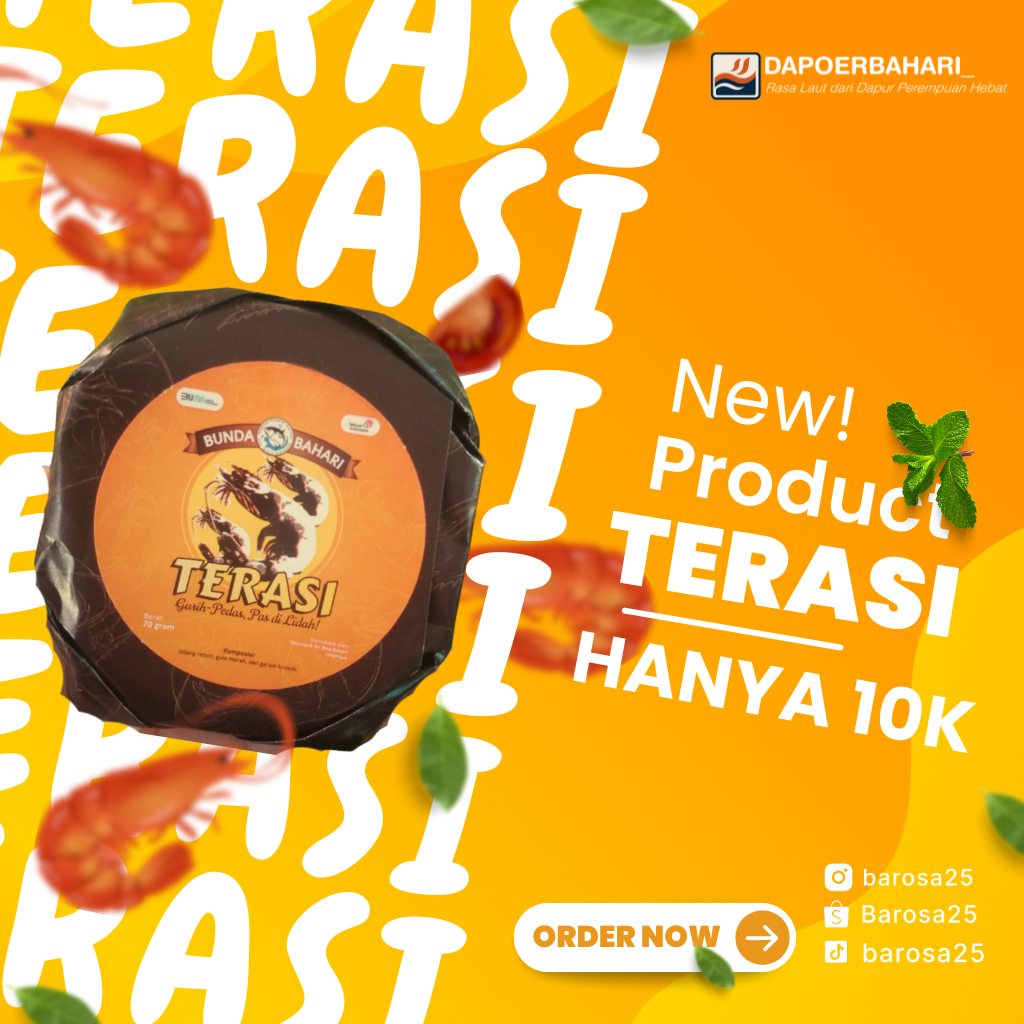 

Terasi Udang | Terasi Dapoerbahari | Terasi Udang Premium | Terasi Praktis