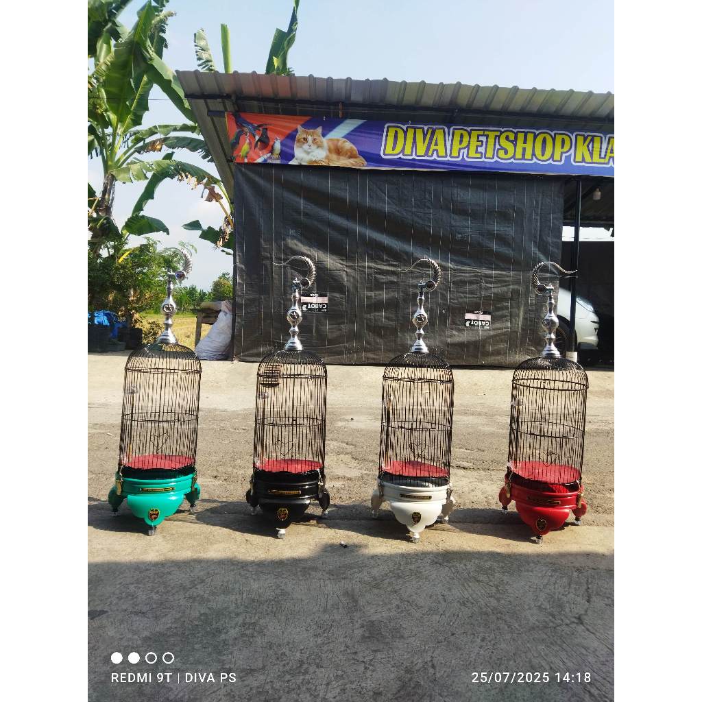 Sangkar Holopet Tebok PVC Komplit Merk Pratiwi Makmur Sangkar Holopet Lomba