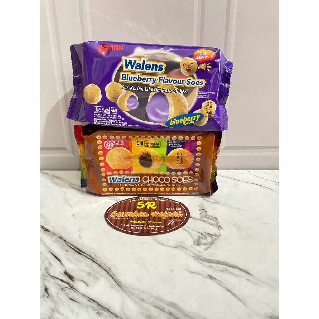 

WALENS SOES ISI COKELAT & BLUEBERRY BERAT 100 gram
