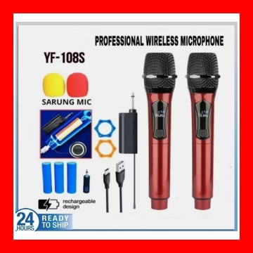 LT-129 WIRELESS MICROPHONES 1 RECEIVER 2MIC WIRELES / Receiver Mic Bluetooth