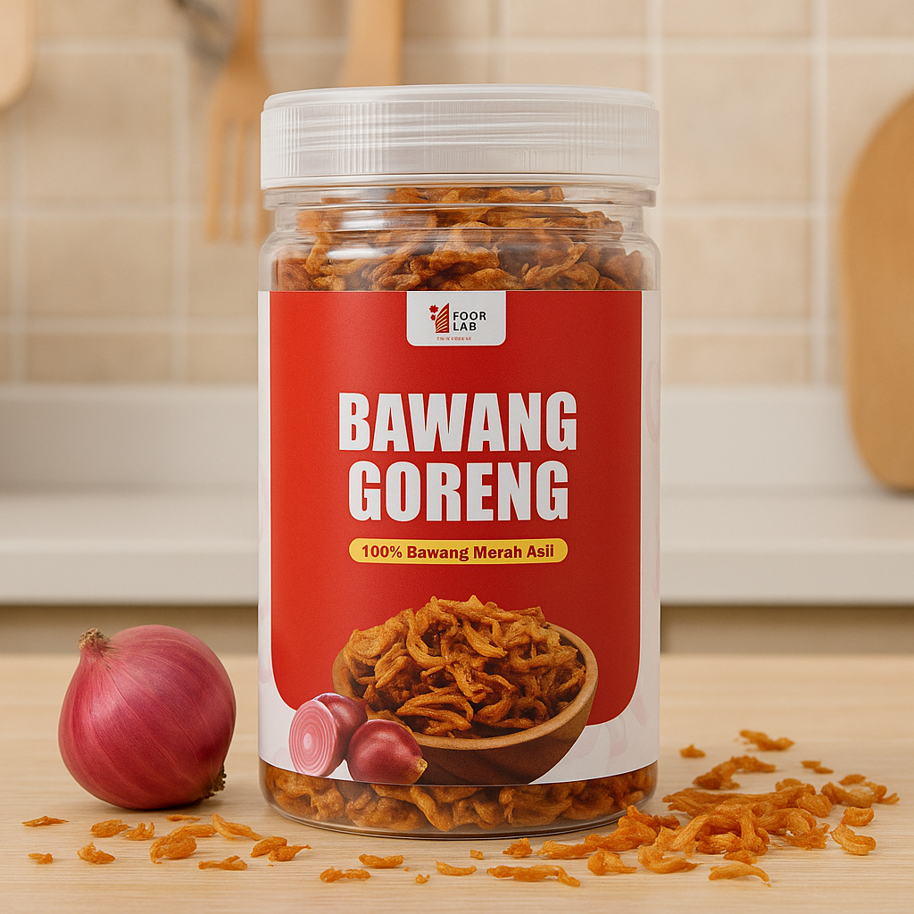 

Cooklab - Bawang Goreng Renyah & Gurih - 100% Asli Homemade | Tanpa Pengawet | 250gr
