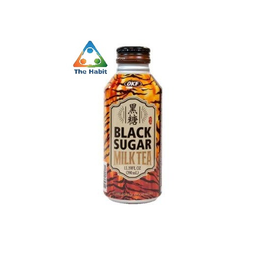 

(The Habit) OKF Black Sugar Milk Tea 390ml Black Sugar Matcha Lattr 390ml Premium coffee Cafe Late 390ml