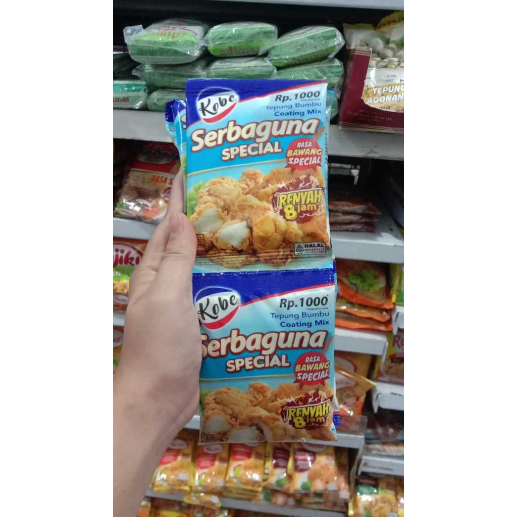 

Kobe Tepung Serbaguna Special 30g 1 Renteng Isi 10 Sachet