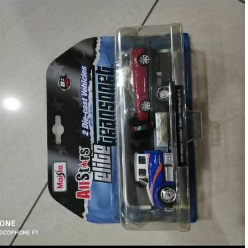 maisto durastar flatbed truck 2009 Nissan GT-R r35 merah red 1:64 carrier truk international elite a