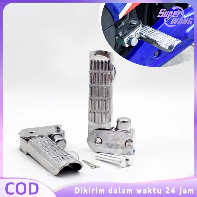 1pair Pedal Sepeda Listrik Aluminum Footstep Sepeda Listrik Lipat Pedal Belakang Sepeda Listrik