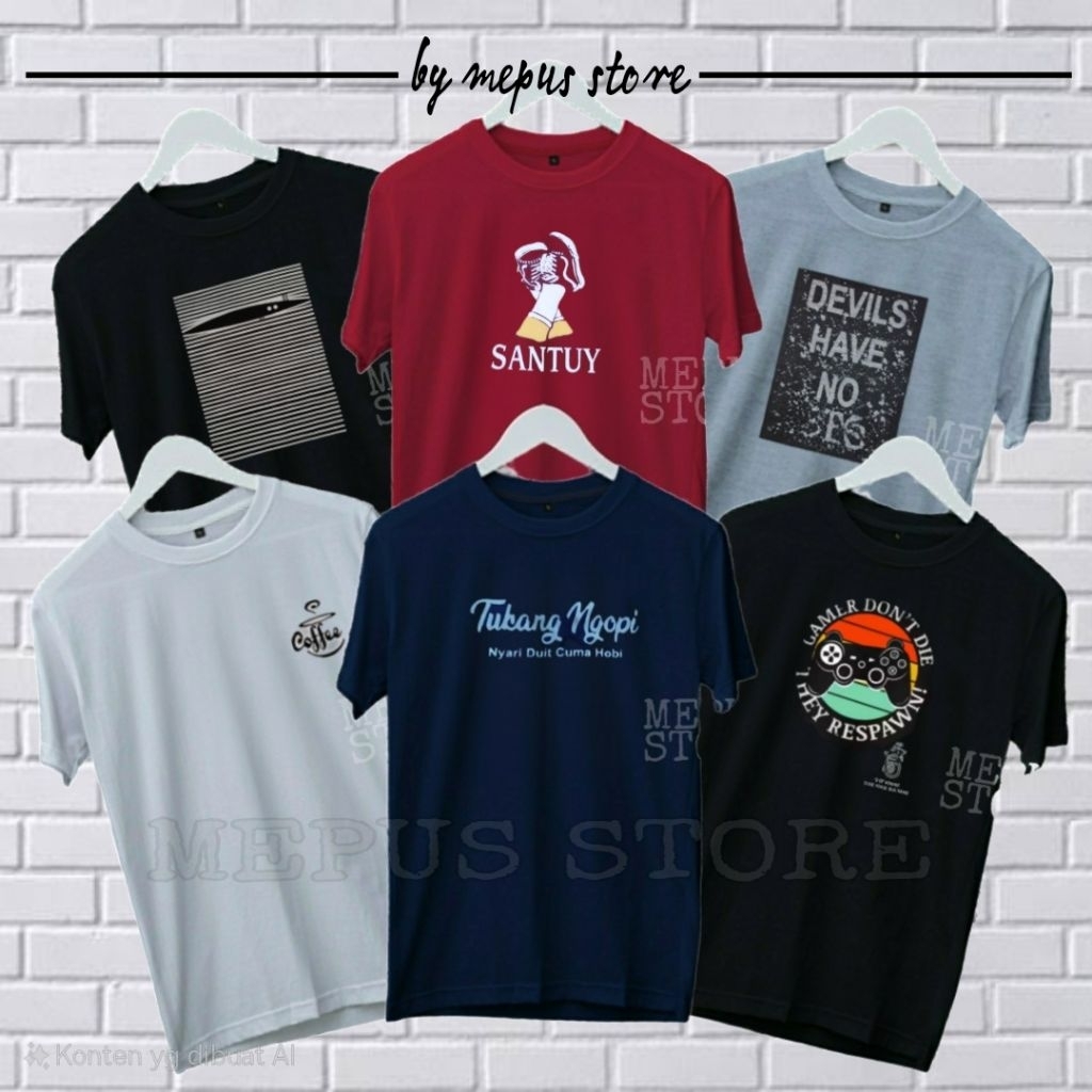 Kaos Distro ||Atasan Pria Wanita||Kaos Grosir Ecer Murah