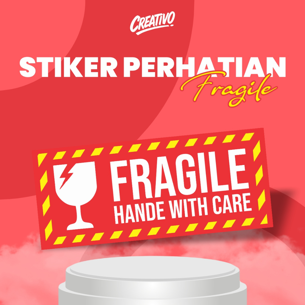 

STIKER FRAGILE AWAS PECAH HANDLE WITH CARE 27 PCS 7 X 3 CM