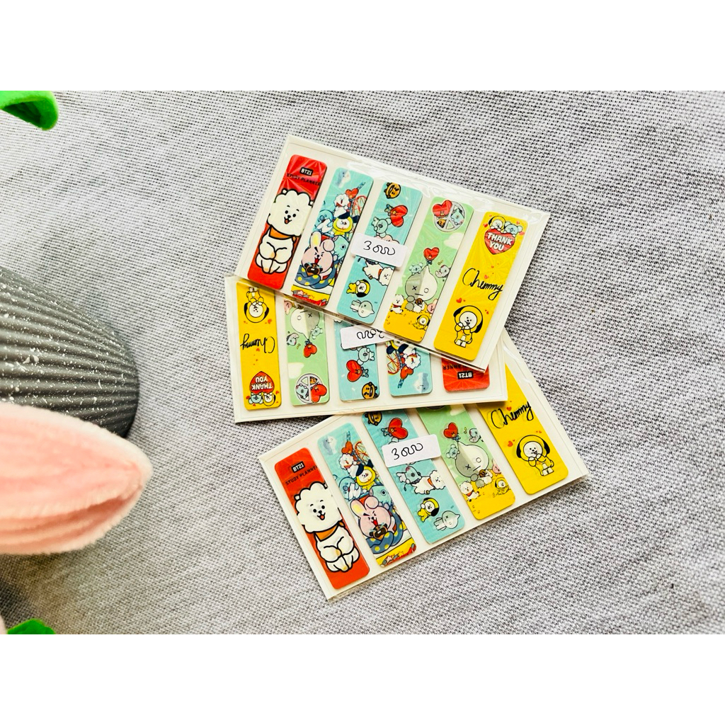 

note pembatas buku karakter