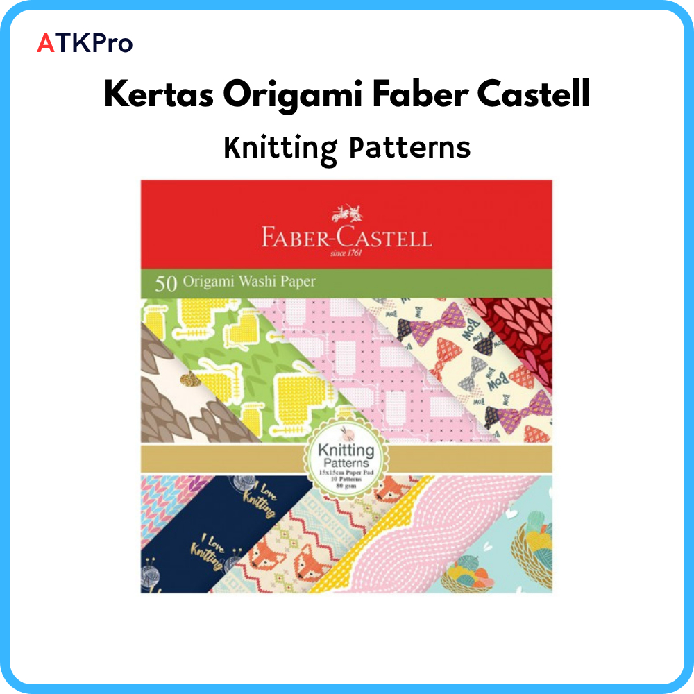 

Faber Castell Origami Washi Paper Motif 15x15 Knitting Patterns Kertas Origami Motif