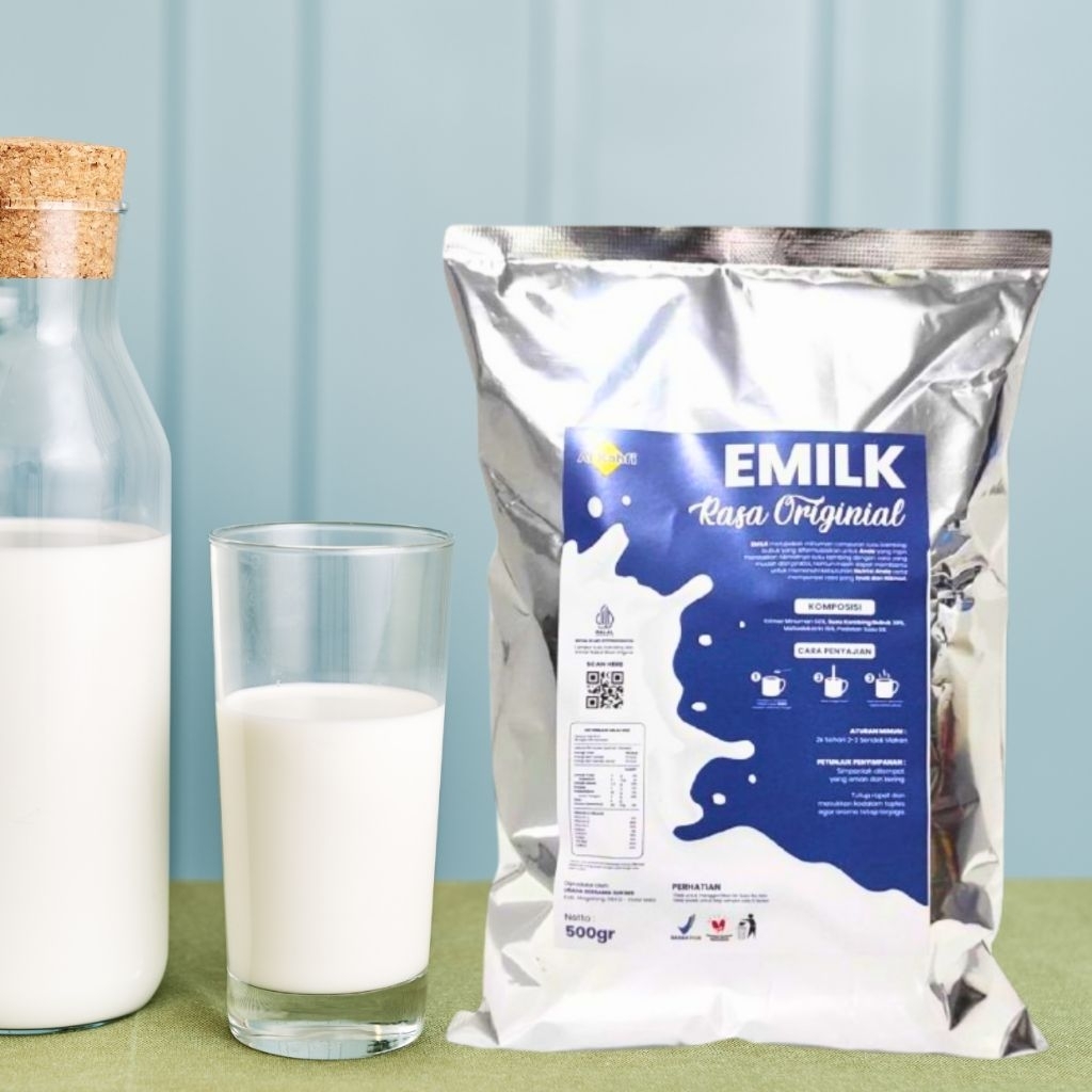 

EMILK Susu Kambing Etawa Bubuk 500 Gram Non Sugar Membantu Menjaga Kesehatan Tulang Dan Sendi BPOM HALAL