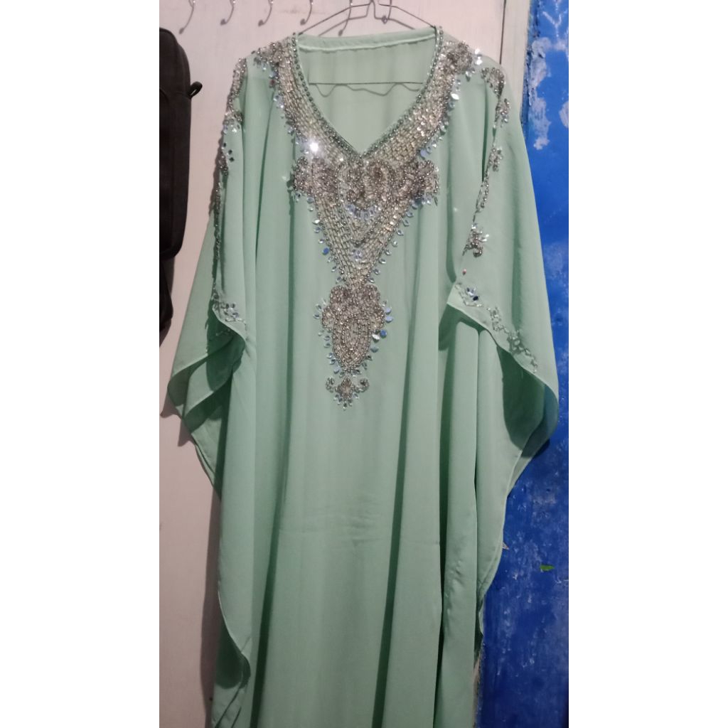 Kaftan ceruti harga sudah termasuk dengan iner | kaftan - gamis wanita