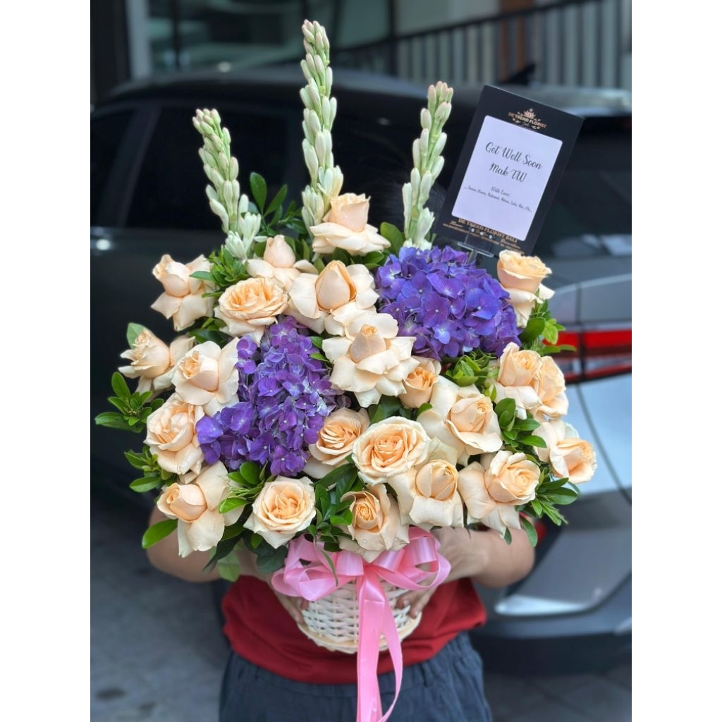 RT03347 Rangkaian tempat add sedap malam Real picture FRESH FLOWERS /BUNGA ASLI dan Bunga Tempat/ Re