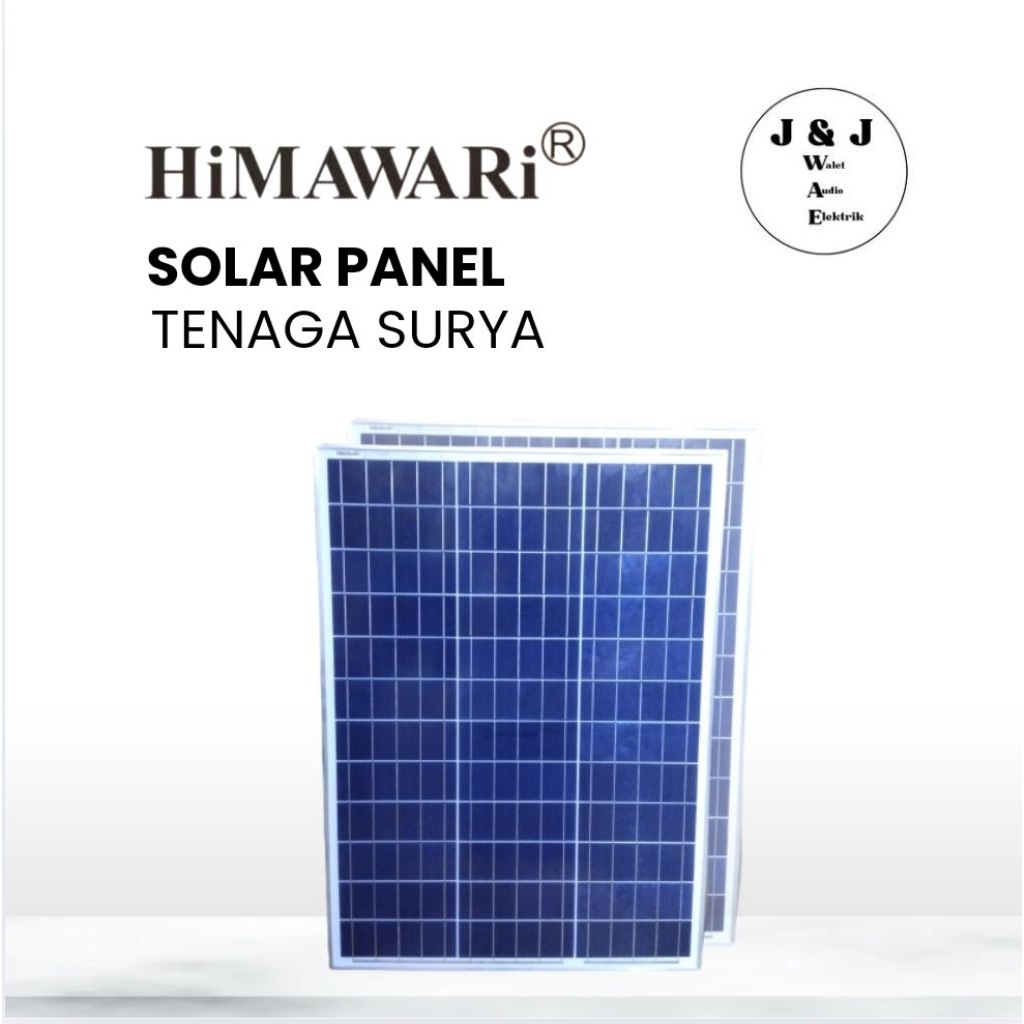 SOLAR PANEL TENAGA SURYA 50W HIMAWARI