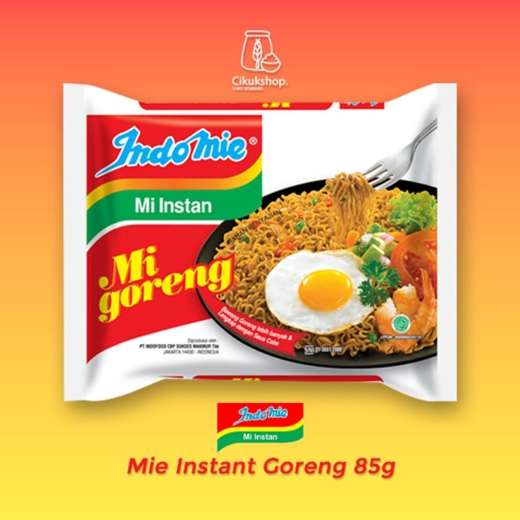 

Indomie Goreng 85 gr - Mie Instant Goreng 85 gr