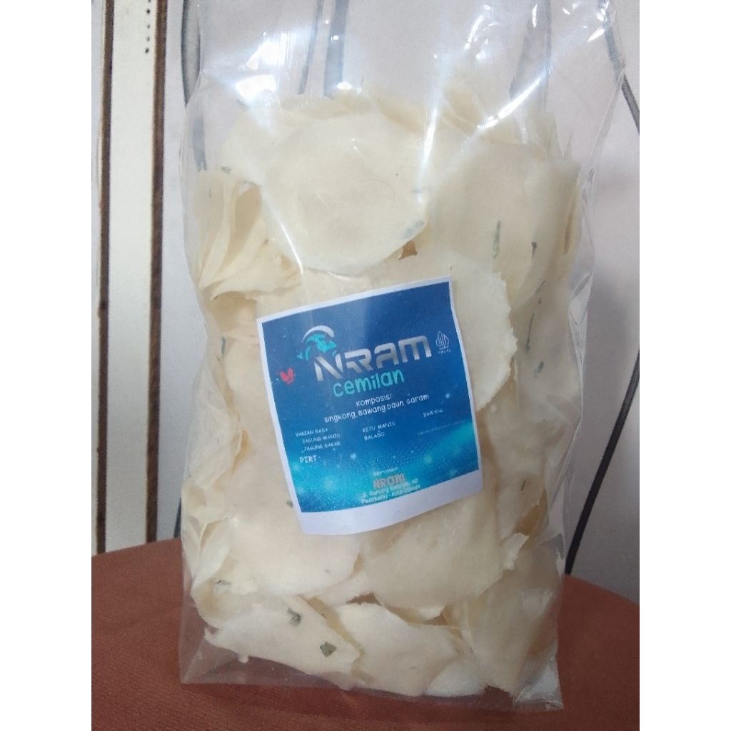 

emping singkong mentah