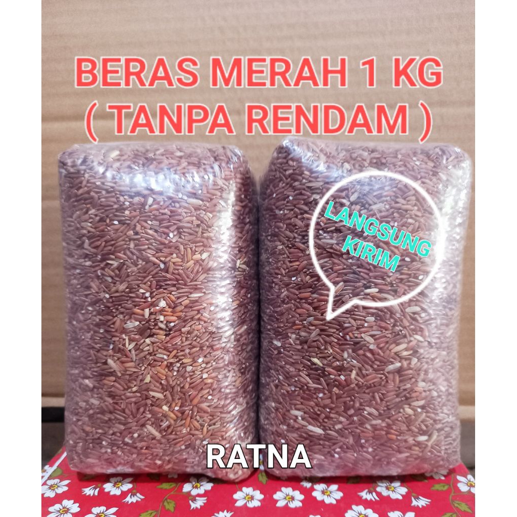 

Beras Merah Termurah 1 KG Langsung Petani (TANPA RENDAM - TANPA RIBET) Beras Sehat Cocok untuk Diet