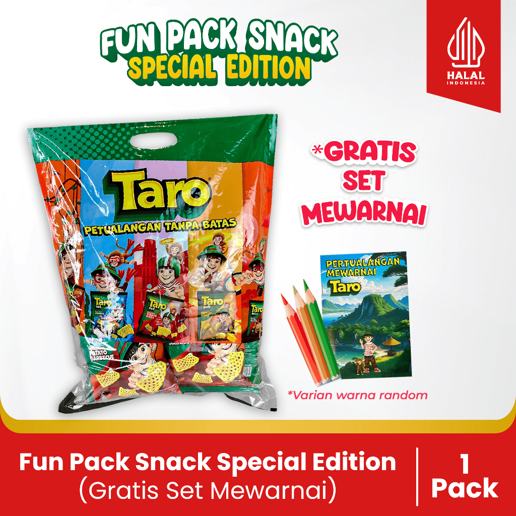 

Fun Pack Snack Spesial Edition-Paket Hampers Anak-(Gratis Set Mewarnai 3 pensil warna)