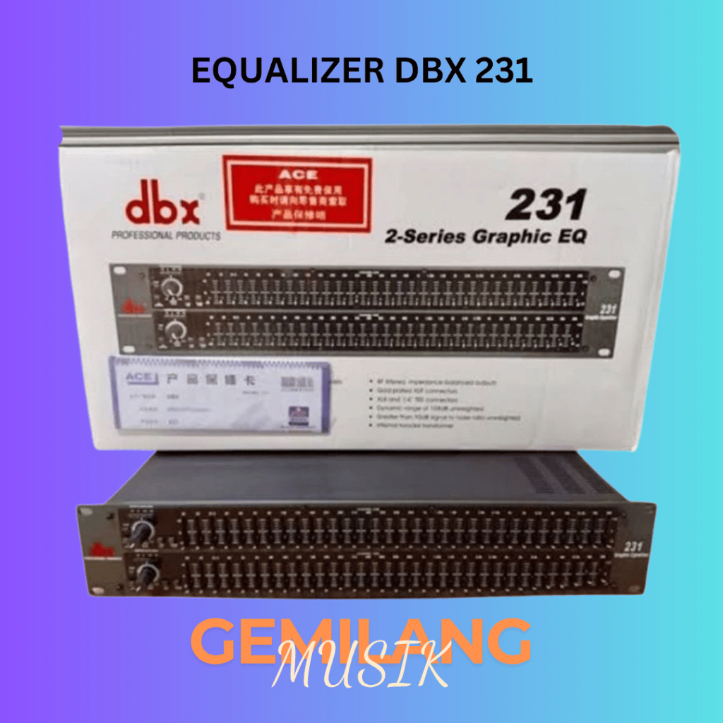 EQUALIZER EQUALISER DBX 231 2-SERIES GRAPHIC EQ