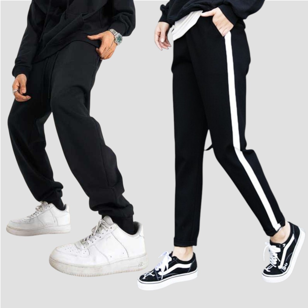 Celana Training Wanita Celana training cewek jogger wanita elastis nyerap keringat jogger korea styl