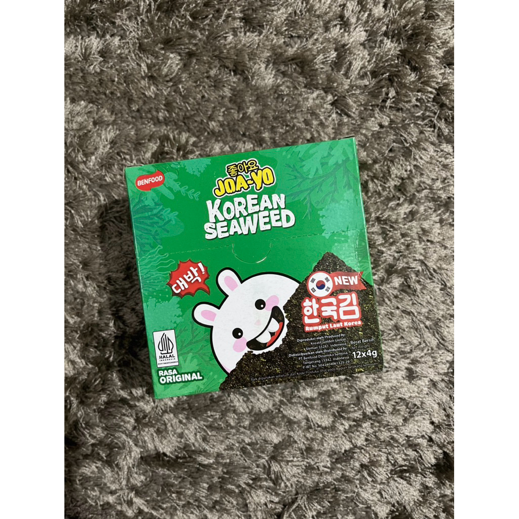 

Korean seaweed isi 12 pcs