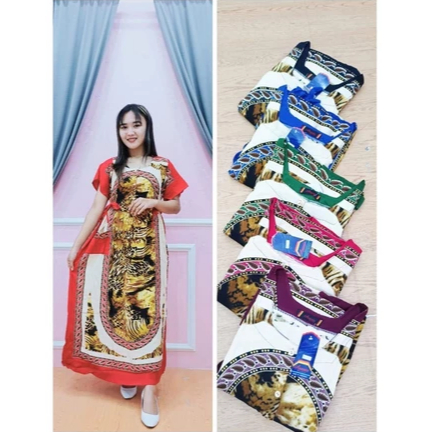 Daster Motif Leopard / Daster Fashion Wanita