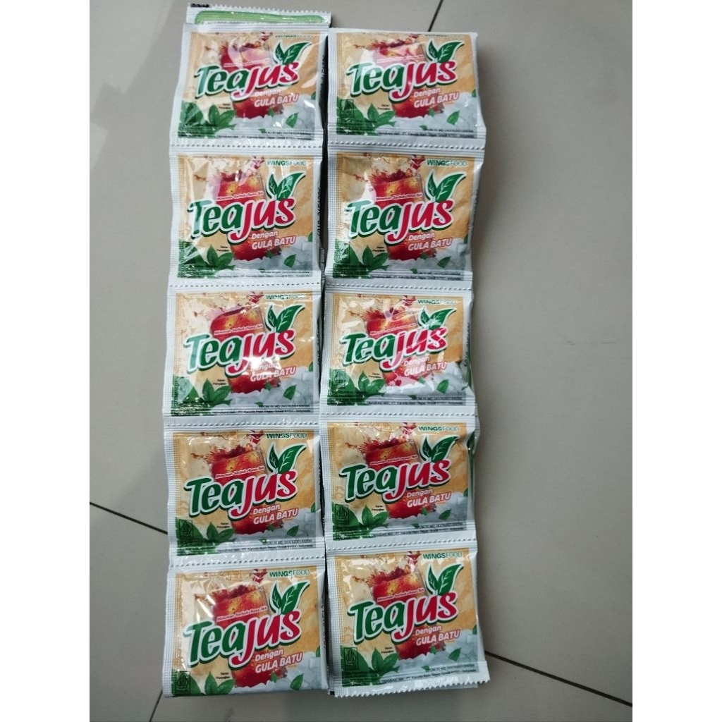 

Teajus gula batu 2 renceng