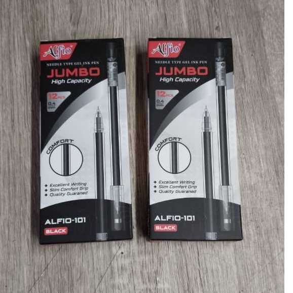 

Pena / bulpen/pulpen /pen gel ALFIO mata 0.4 mm harga perlusin (12 batang) 257507