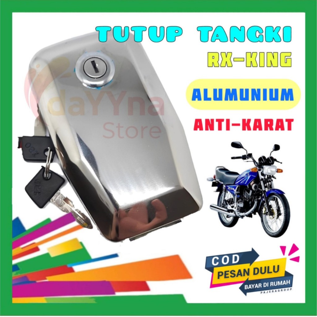 Tutup tangki motor RX KING CROM