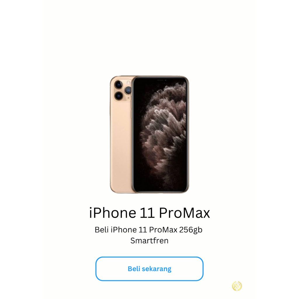 Second iPhone 11 ProMax Smartfren Olny