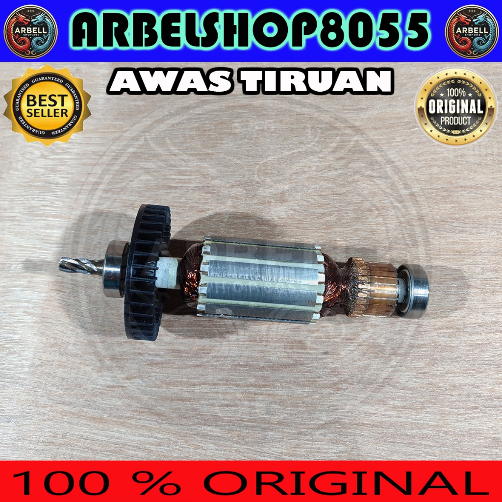 Angker Rotor Armature Assy Mesin JIGSAW Makita Maktec MT431 - MT 431 Makita M4301B - M 4301 B PN 510