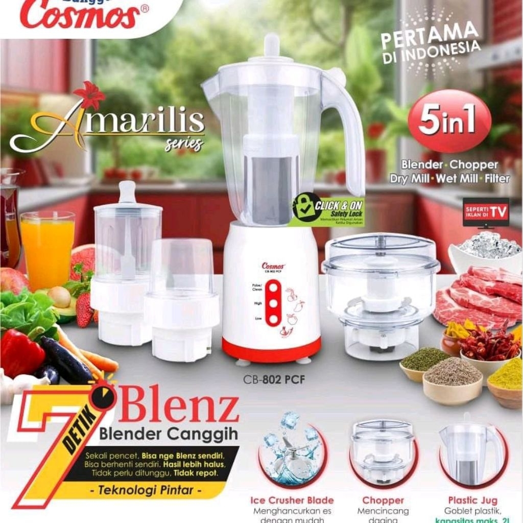 COSMOS BLENZ CB-802 Blender canggih / Cosmos cb802/Cosmos blender 4in1 cb 802 / Blender pintar /blen