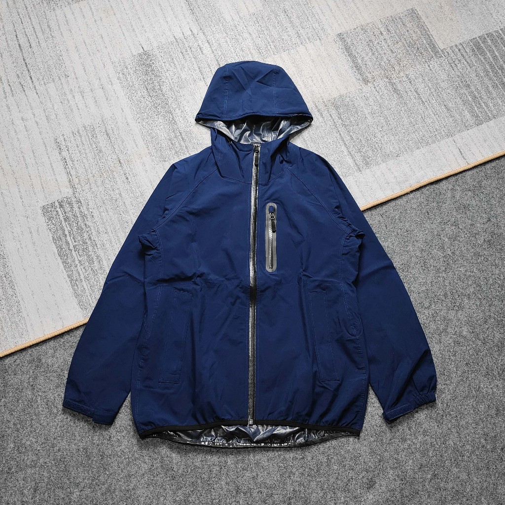 Fieldcore Blocktech Parka Jacket Blue Jaket Outdoor Gorpcore