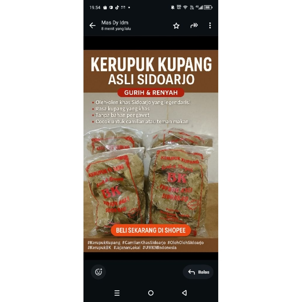 

KrupukKupangRenyah&GurihCamilanTradisionalAsli