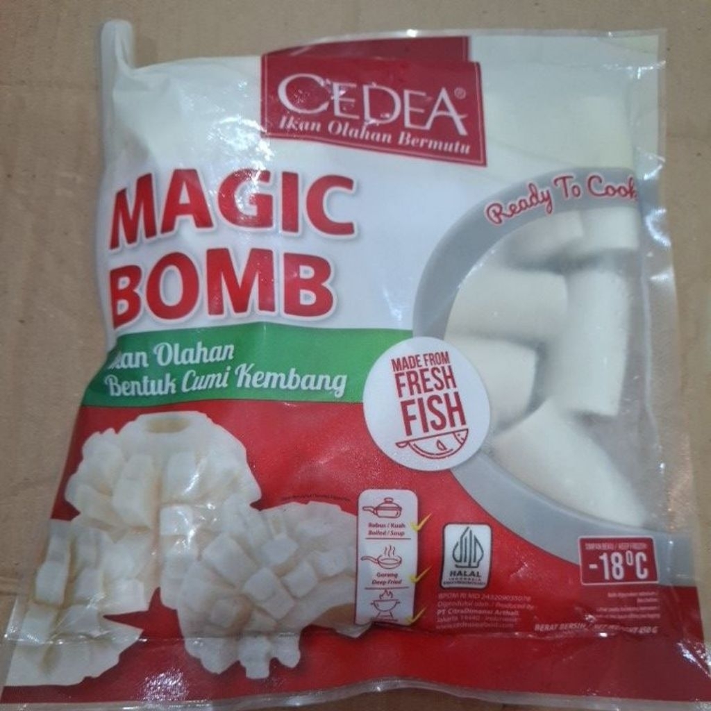 

CEDEA MAGIC BOMB BENTUK CUMI KEMBANG 450g