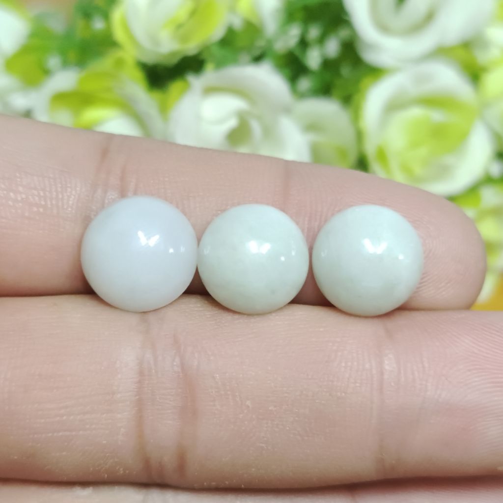 Batu Giok Asli Untuk Mata Cincin / Liontin Jade Asli