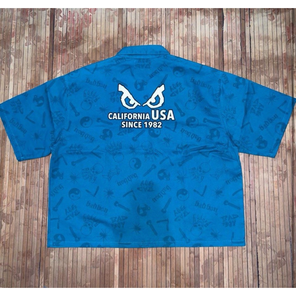 VINTAGE BADBOY BOXY OVERSIZED SHORT SLEEVE SHIRT Jorts jnco