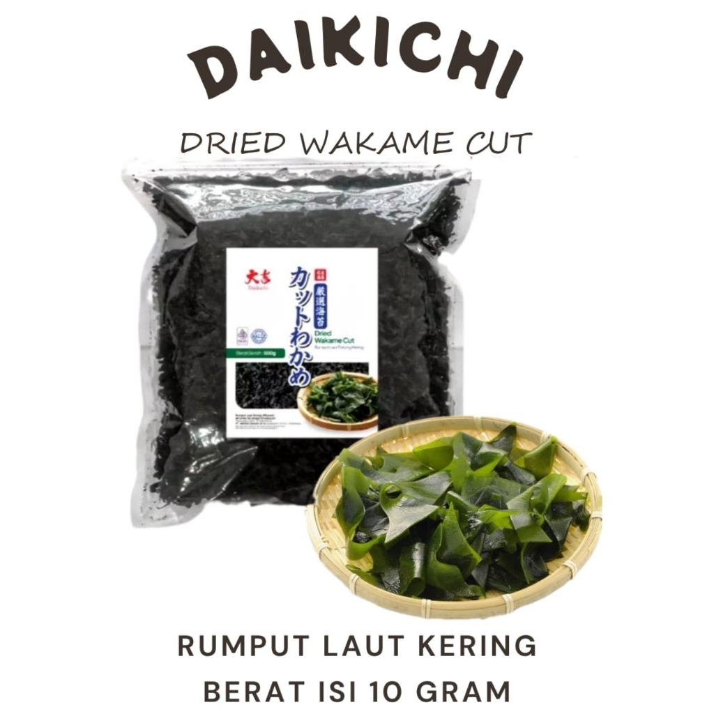 

Cut Wakame Rumput Laut Kering