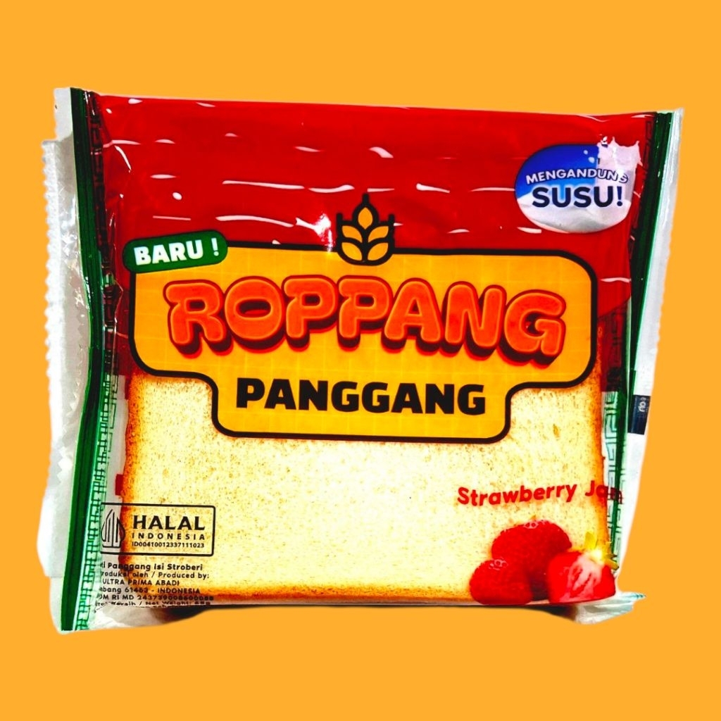 

Roppang Panggang (Roti Panggang) Rasa Stroberi, Nanas & Blueberry