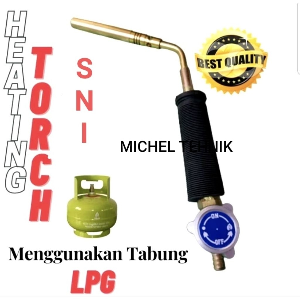 KEPALA HEATING  TORCH/BLENDER LAS LPG / KEPALA TORCH MANUAL BLOW TORCH / ALAT LAS GAS LPG / KEPAS LA