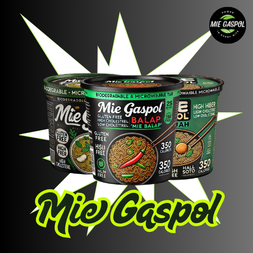 

Mie Gaspol - Mie Gluten Free terbuat dari Tepung Almond