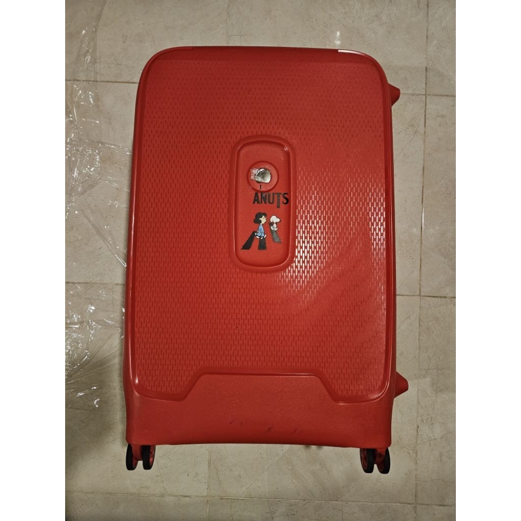 Koper Travel Traveling Merah Hardcase Medium Kuat Merk Bagus Second