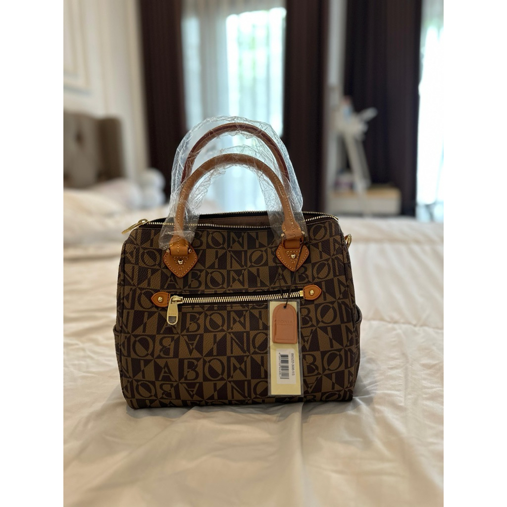 NEW ORIGINAL 100% Bonia Speedy Monogram // Pembelian awal 2025