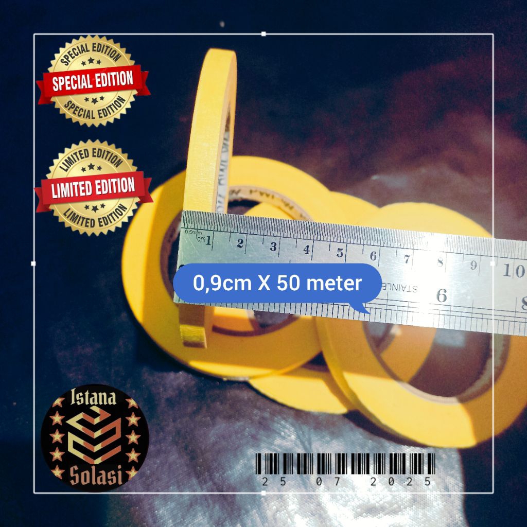 

masking tape solasi kertas lakban kertas PWI high' temperature Automotif Masking