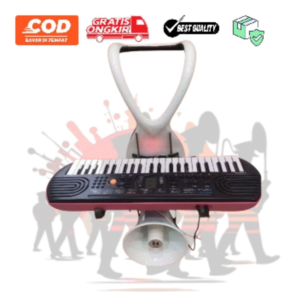 Keyboard CASIO SA-50/51 Atau orgen drumband full set