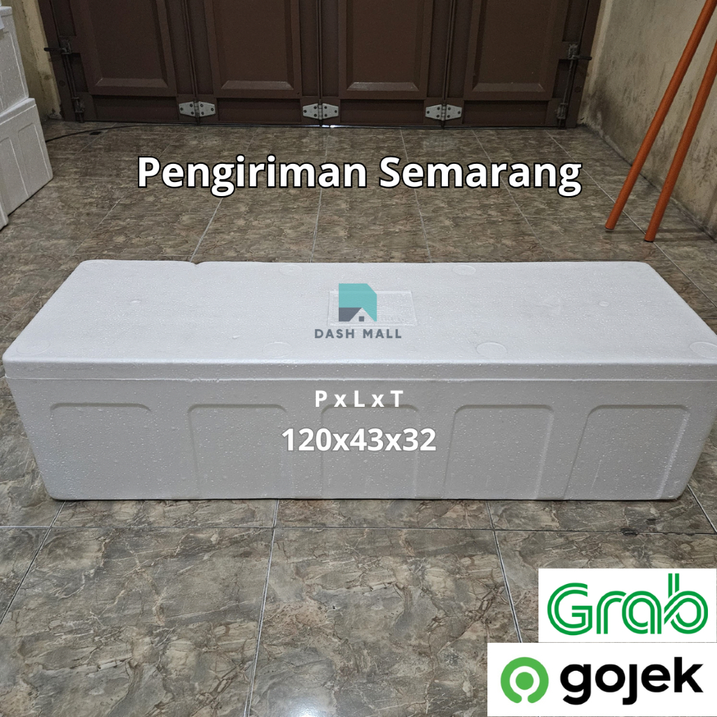 Sterofoam Box Panjang uk 120 x 43 x 32 / Box Styrofoam Ikan / Seafood