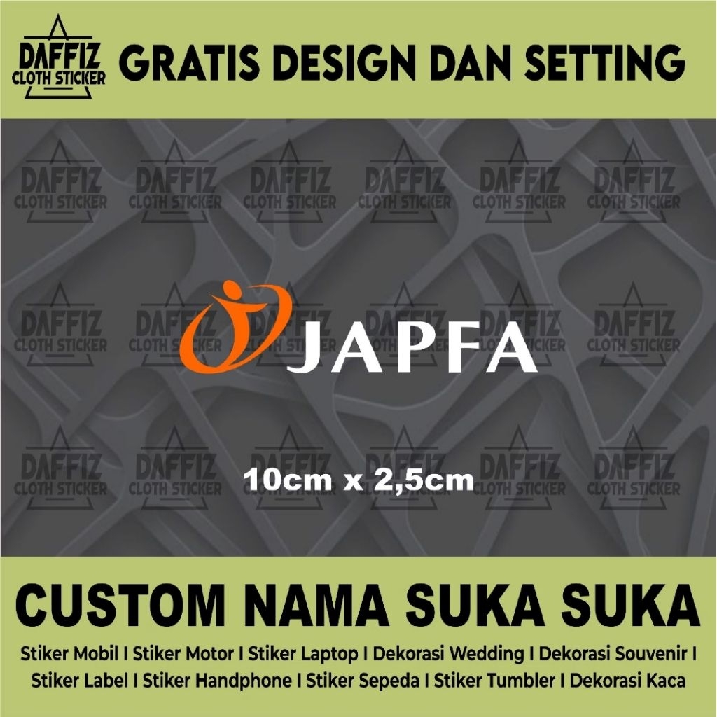 

STIKER CUTTING JAPFA