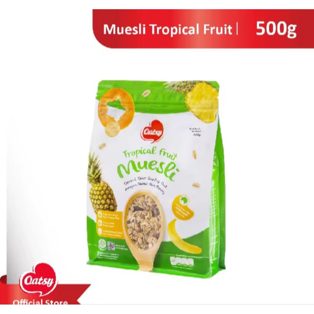 

Oatsy Muesli Tropical Fruit 500