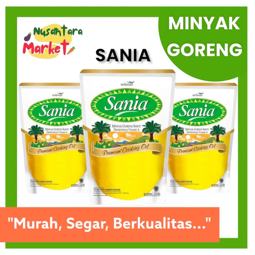

SANIA MINYAK GORENG REFFIL 2 L PREMIUM
