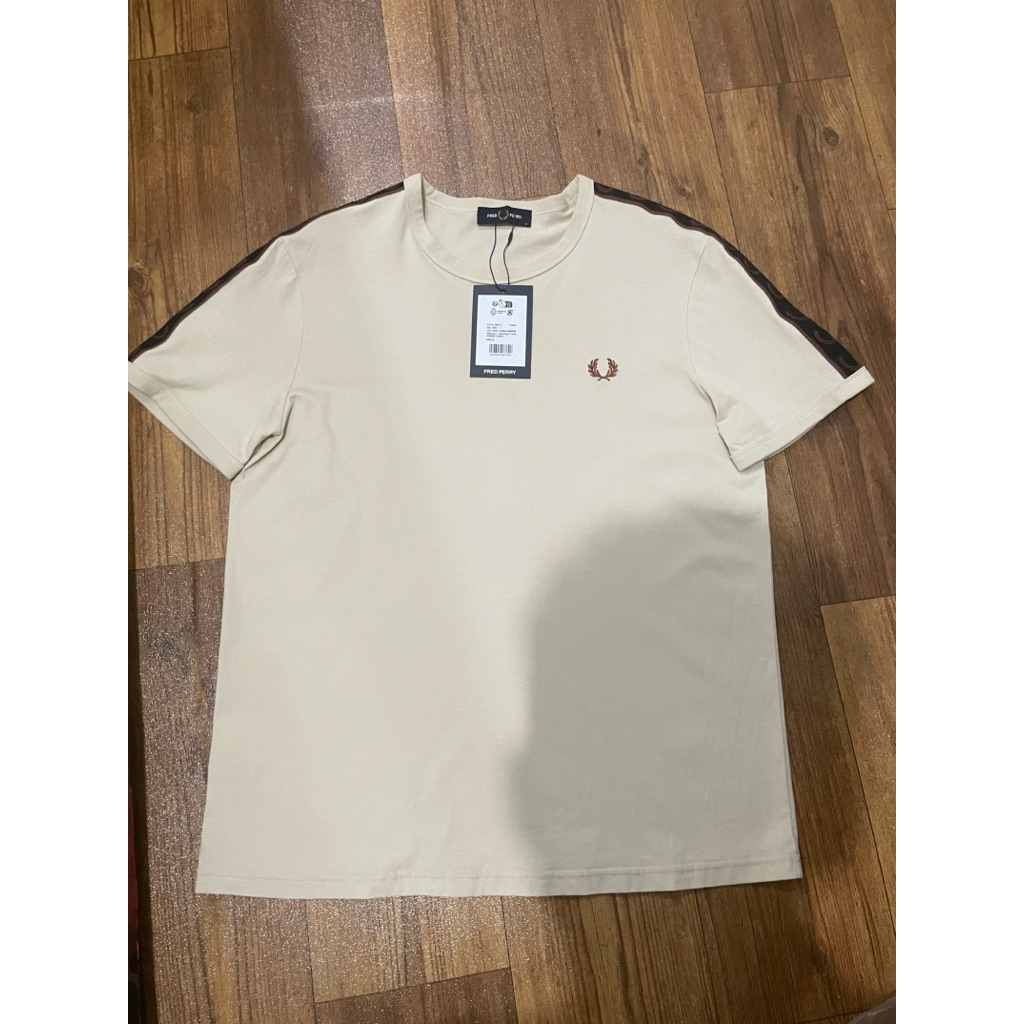 fred perry taped oatmil original