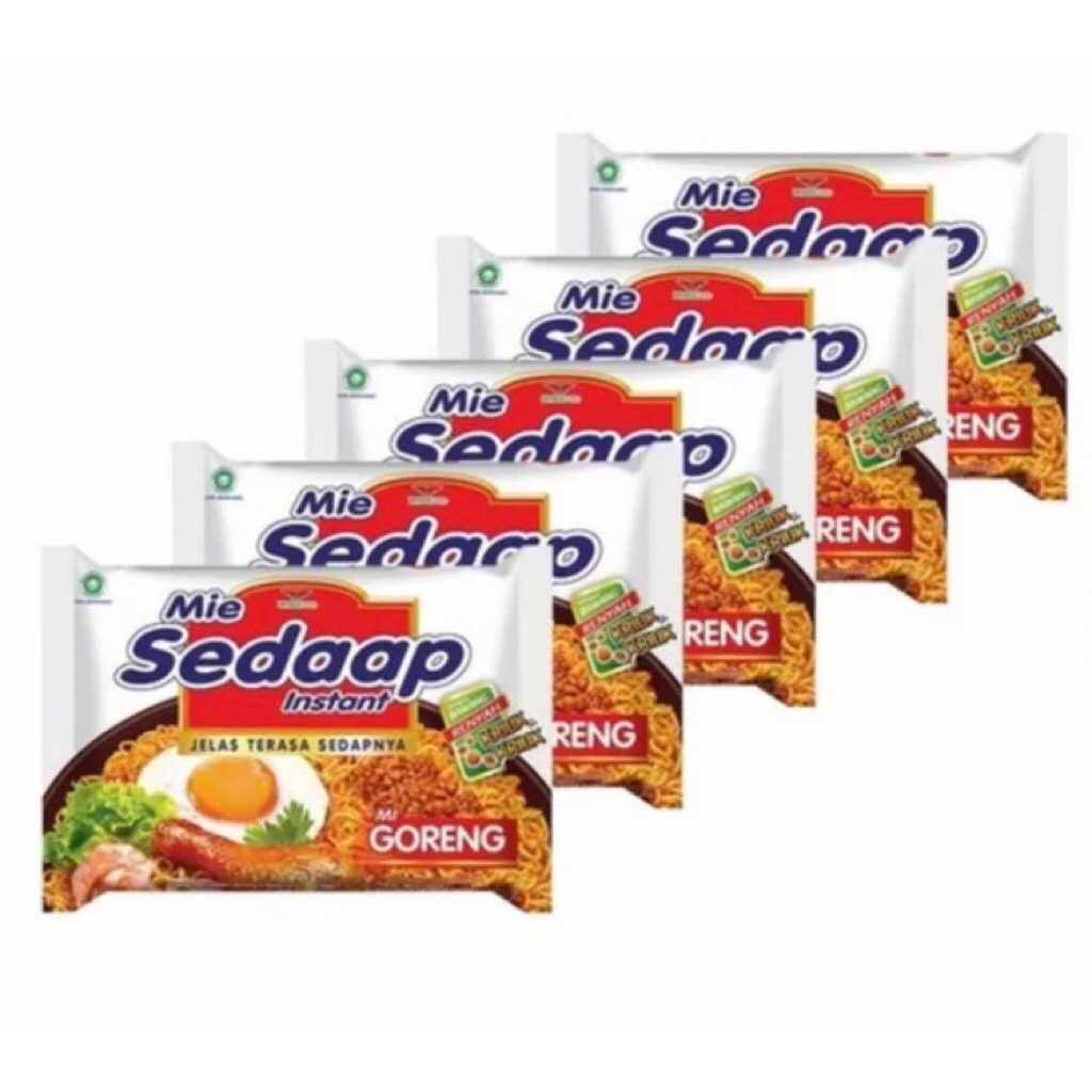 

Mie Instan Sedaap Goreng 5 pcs 90 gr Mie Sedap Instant